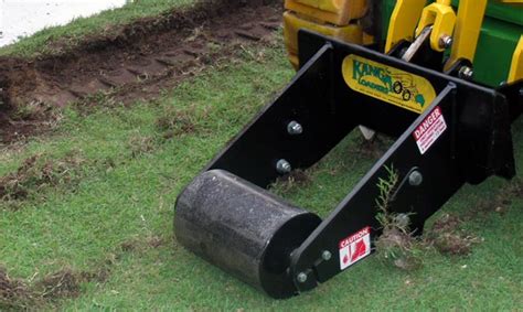 mini skid steer to remove grass|mini skid steer turf cutter.